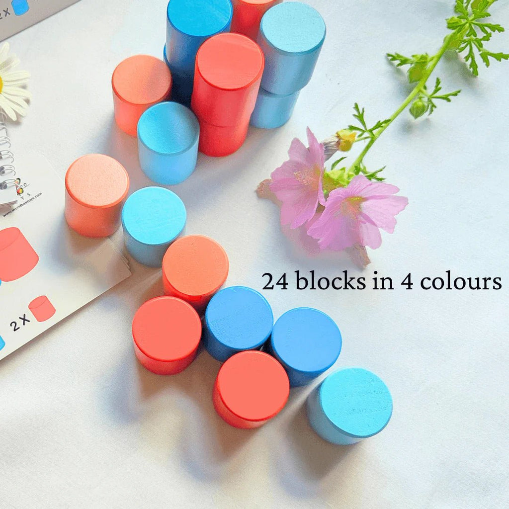 3D Cylinder Blocks Puzzle - Tortoyse