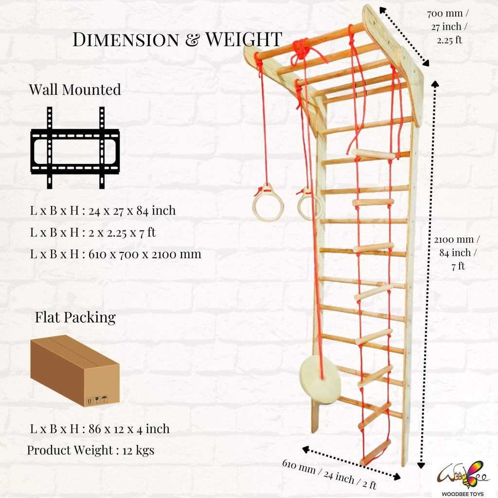 7 feet Swedish Ladder - Tortoyse