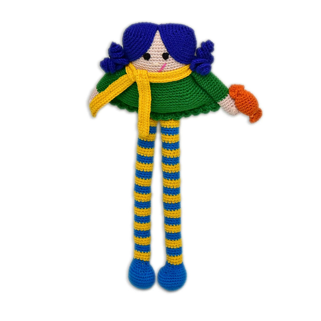 Adorable Tiny Toes Doll - Handmade Crocheted Dolls | Unique Gifts - Tortoyse Toys