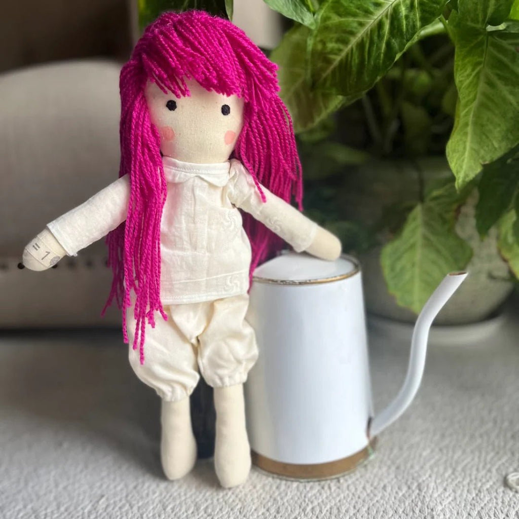Aika – Handmade Cloth Doll for Kids | Soft & Eco - Friendly - Tortoyse DOLLS
