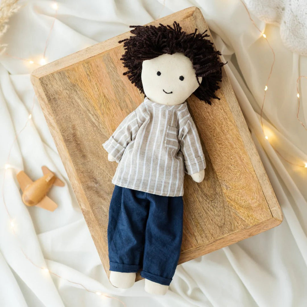 Arin - Handmade Cloth Doll for Kids | Soft & Eco - Friendly - Tortoyse