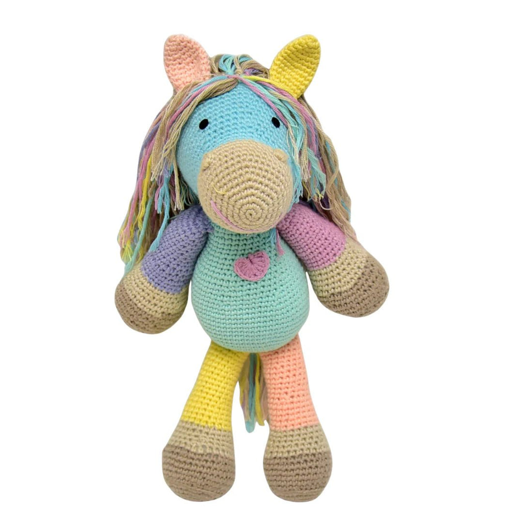 Atlas the Horse Crochet Plush Toy | Handmade Gift for Kids - Tortoyse ANIMAL TOYS