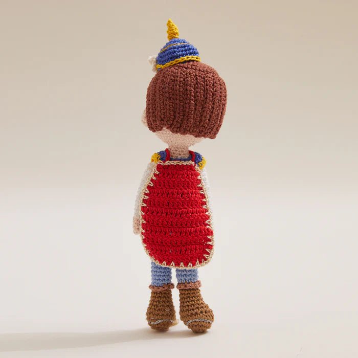 Berty – Handmade Animal - Loving Crochet Doll (7.5”) - Tortoyse DOLLS