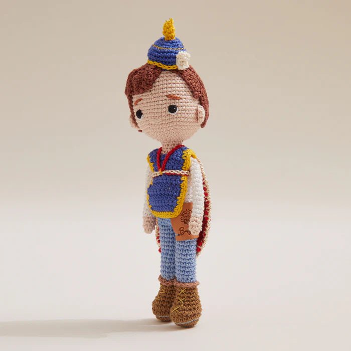 Berty – Handmade Animal - Loving Crochet Doll (7.5”) - Tortoyse DOLLS