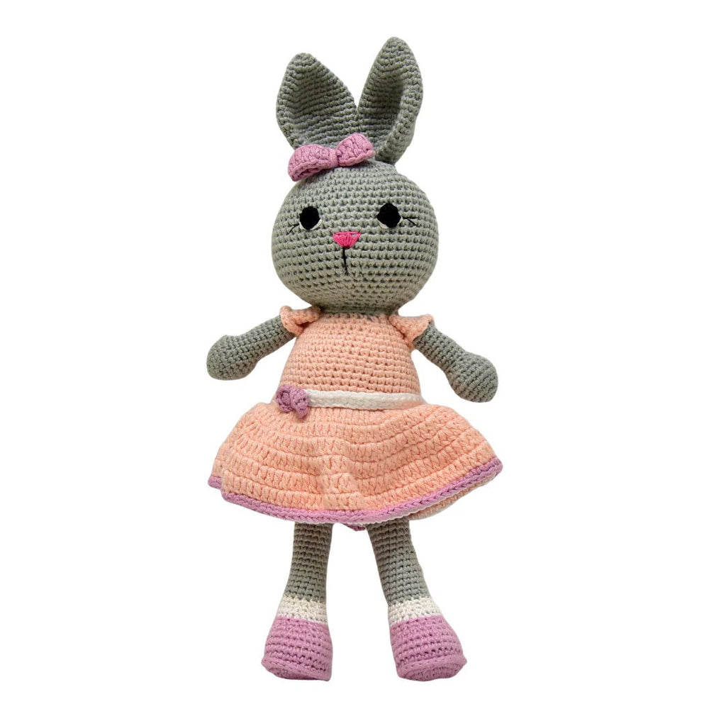 Blossom the Bunny Crochet Soft Toy | Handmade Gift for Kids - Tortoyse ANIMAL TOYS