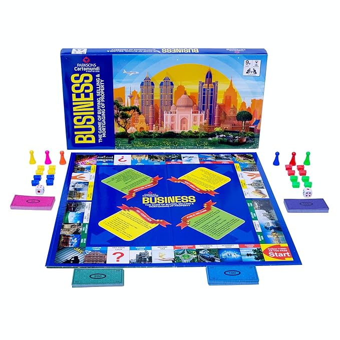 Business Board Game - The Ultimate Strategy Game for Kids and Adults - Tortoyse Innovations LLPEducational Toys213405G8902915002228