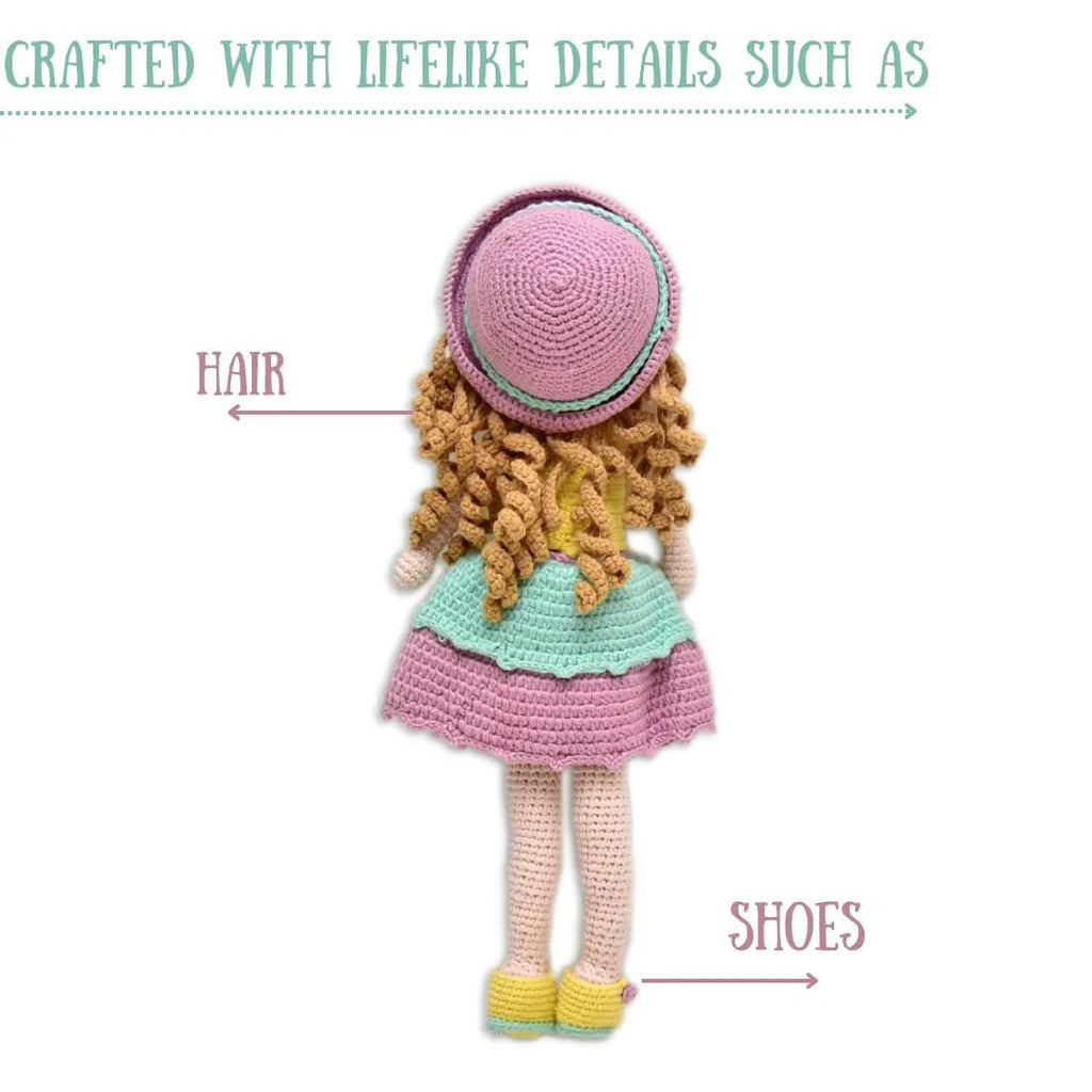 Cecilia Crocheted Doll - Handcrafted with Love & Care - Tortoyse Toys