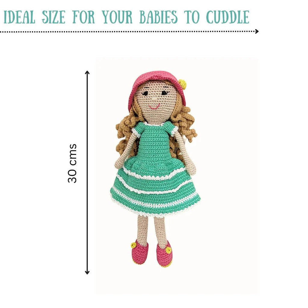 Charming Handmade Mimi Doll - Crocheted Toy for All Ages - Tortoyse Toys