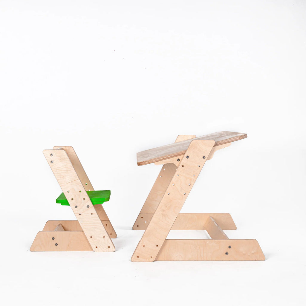 Chowki Study Table & Chair - Tortoyse