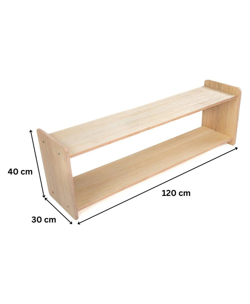 Classic Montessori Low Shelf / Toy shelf - Tortoyse