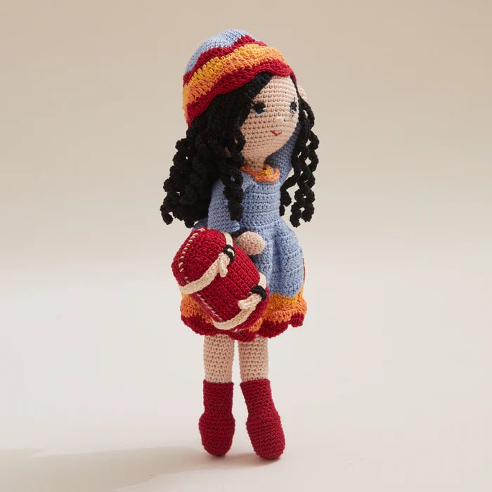 Coco – Handmade Travel - Loving Crochet Doll (11”) - Tortoyse DOLLS