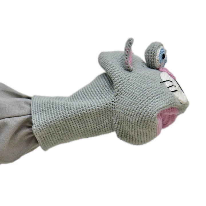 Crochet Mimi the Cat Puppet – Soft, Handmade Fun for Storytelling & Play - Tortoyse Toys
