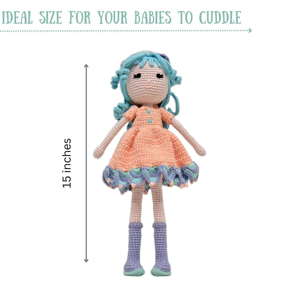 Diana Crocheted Doll - Handcrafted Whimsy for All Ages - Tortoyse Toys