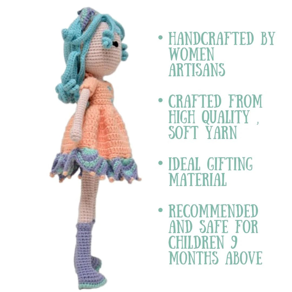 Diana Crocheted Doll - Handcrafted Whimsy for All Ages - Tortoyse Toys