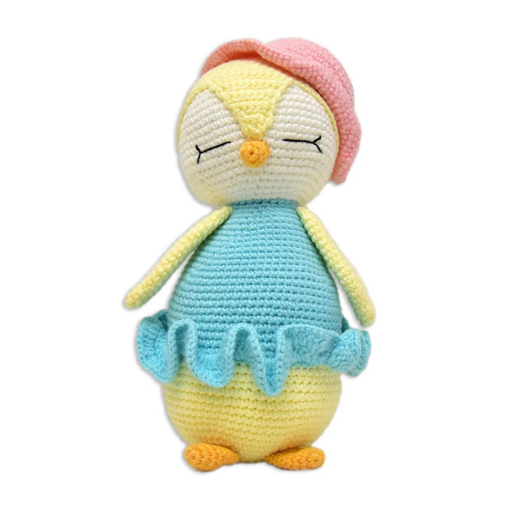 Frosty the Penguin – Lovingly Handmade Crochet Plush Toy | Soft & Safe Gift for Kids - Tortoyse ANIMAL TOYS