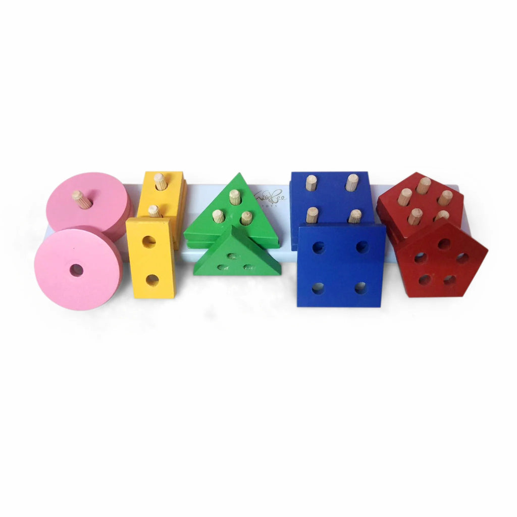 Geometric Angle stacker - Tortoyse