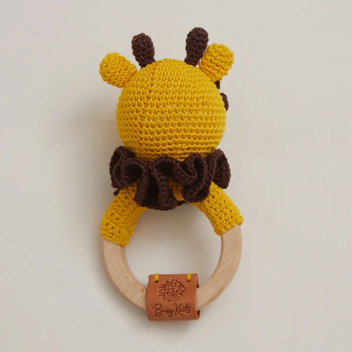 Gifi the Giraffe Rattle – Soft & Safe Baby Toy - Tortoyse RATTLES