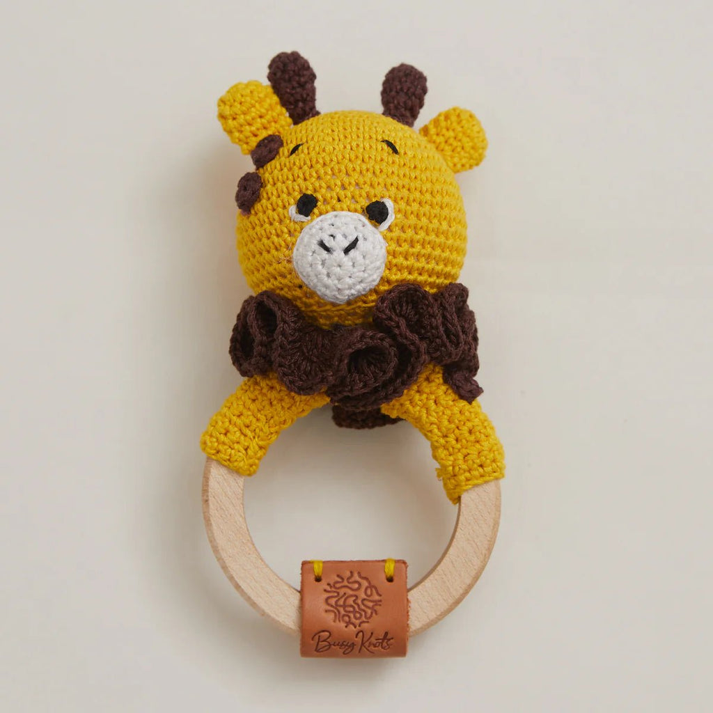 Gifi the Giraffe Rattle – Soft & Safe Baby Toy - Tortoyse RATTLES