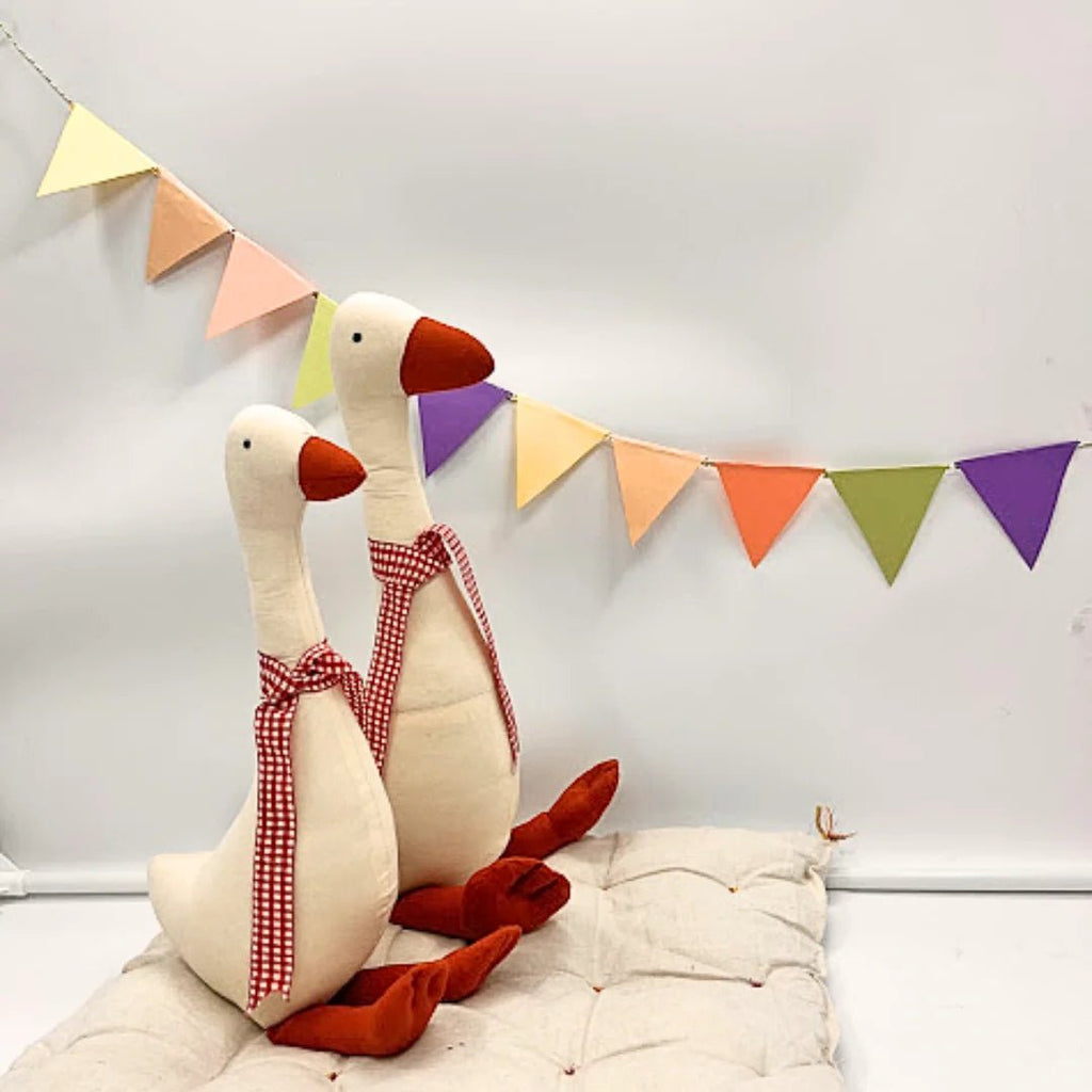 Gigi the Gentle Goose – Handmade Soft Toy - Tortoyse DOLLS