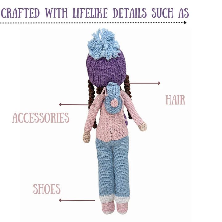Handcrafted Crocheted Sweety Doll - Perfectly Unique Gifts for Kids & Adults! - Tortoyse Toys