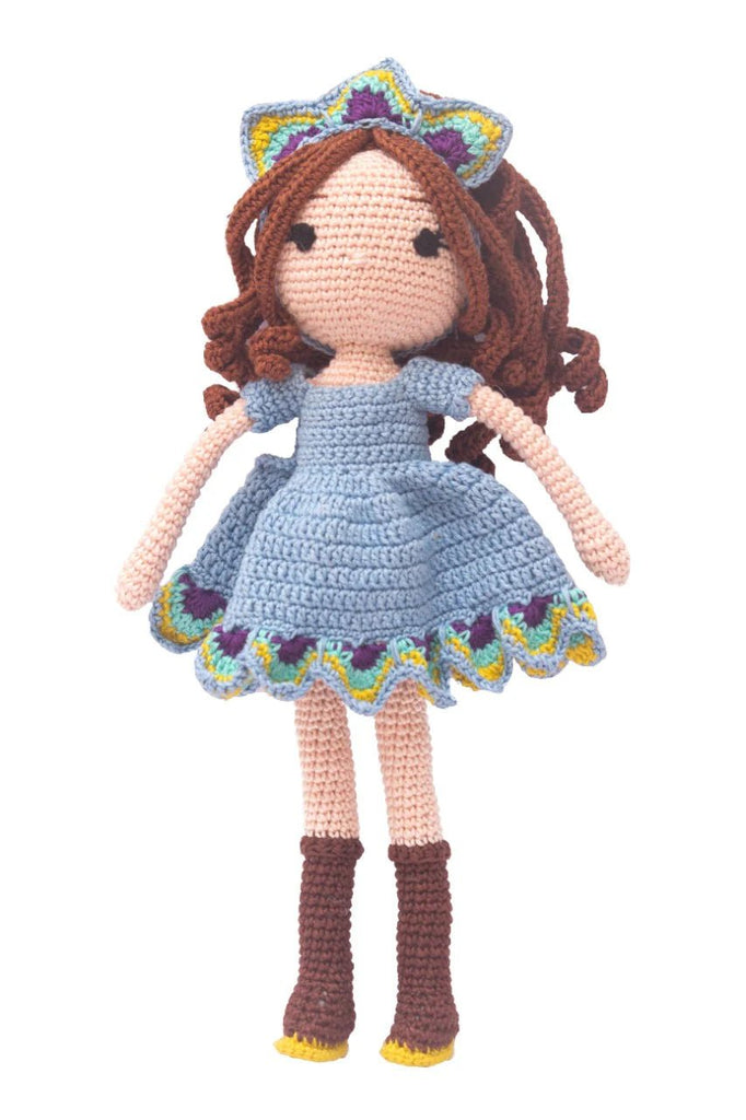 Handcrafted Peacock Princess Crochet Doll - Perfect for Gifts - Tortoyse Toys