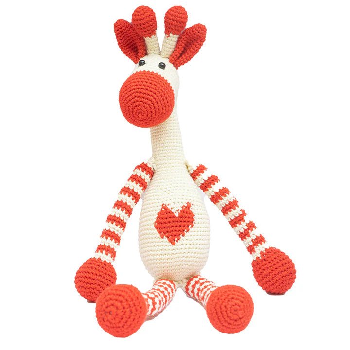 HandcraftedCrocheted Giphy Giraffe - Soft and Adorable Toy for Kids - Tortoyse Toys