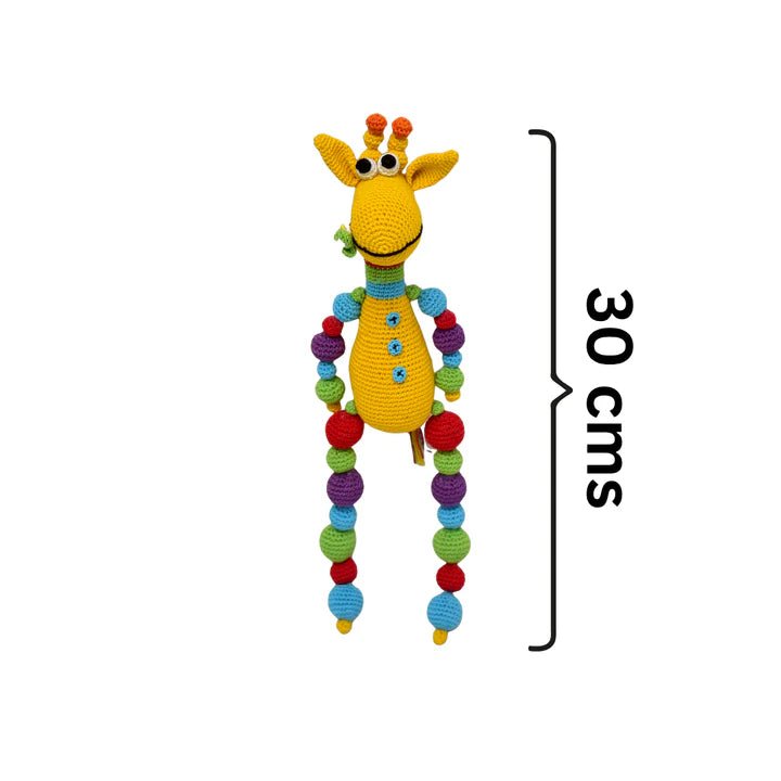 Handmade Crocheted Skye Giraffe - Unique & Cuddly Soft Toy - Tortoyse Toys