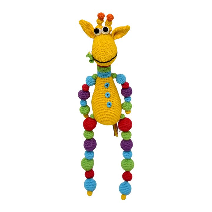 Handmade Crocheted Skye Giraffe - Unique & Cuddly Soft Toy - Tortoyse Toys
