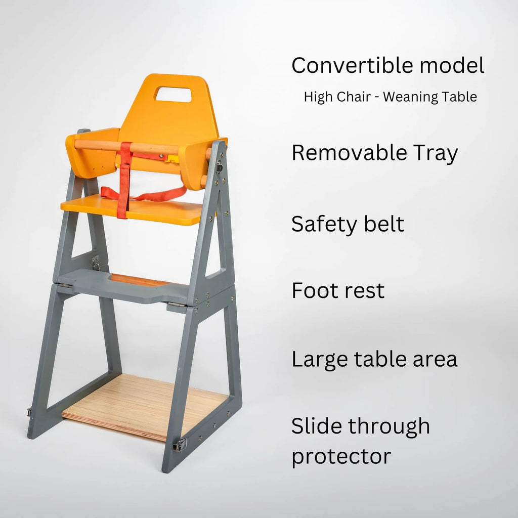 High Chair / Weaning Table - Tortoyse