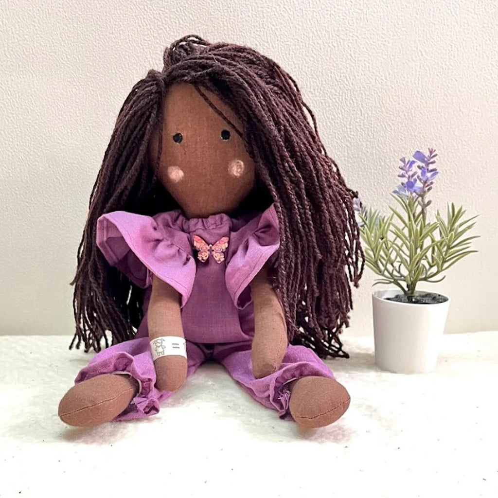 Imani – Handmade Cloth Doll for Kids | Soft & Eco - Friendly - Tortoyse DOLLS