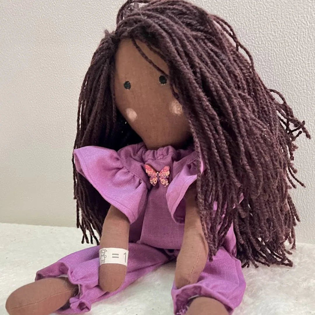 Imani – Handmade Cloth Doll for Kids | Soft & Eco - Friendly - Tortoyse DOLLS