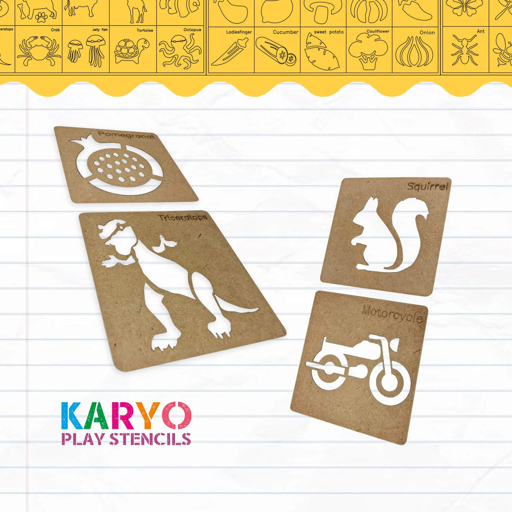 Karyo Play Stencils - Tortoyse
