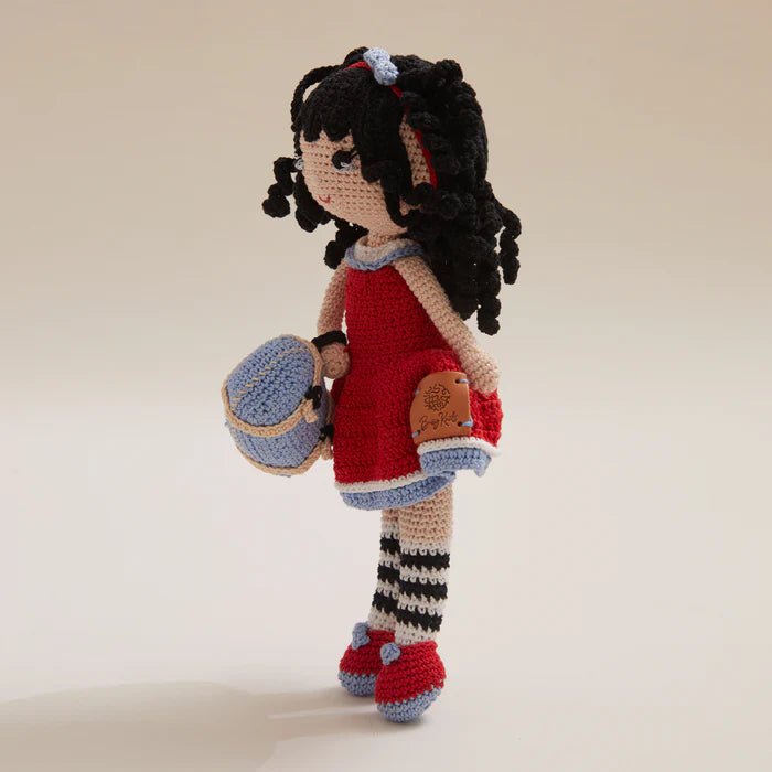Kiki – Handmade Travel - Loving Crochet Doll (11”) - Tortoyse DOLLS