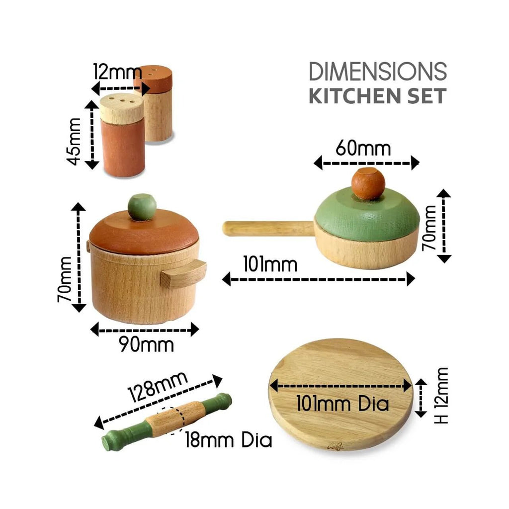 Kitchen Pretend Play Set - Tortoyse