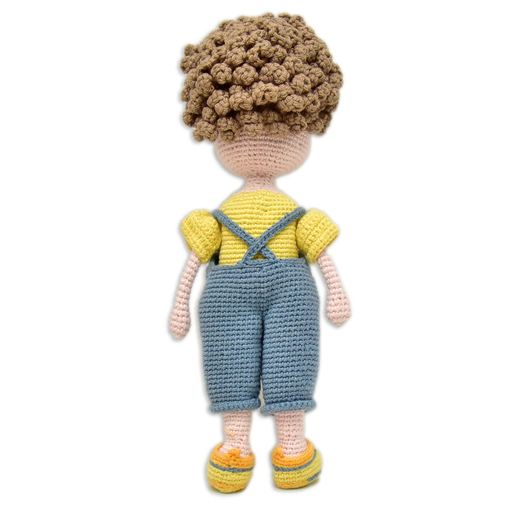 Lovable Ethan Handmade Crocheted Boy Doll - Unique Gifts - Tortoyse Toys