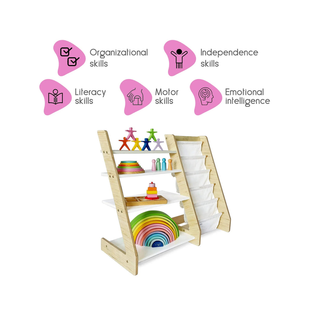 Multi Purpose Book Shelf - Tortoyse