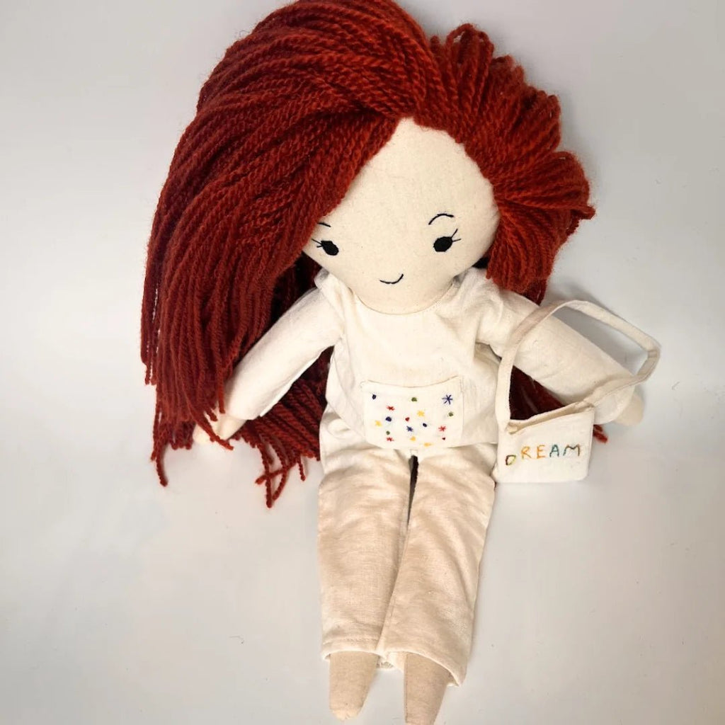 Naira – Handmade Cloth Doll for Kids | Soft & Eco - Friendly - Tortoyse DOLLS