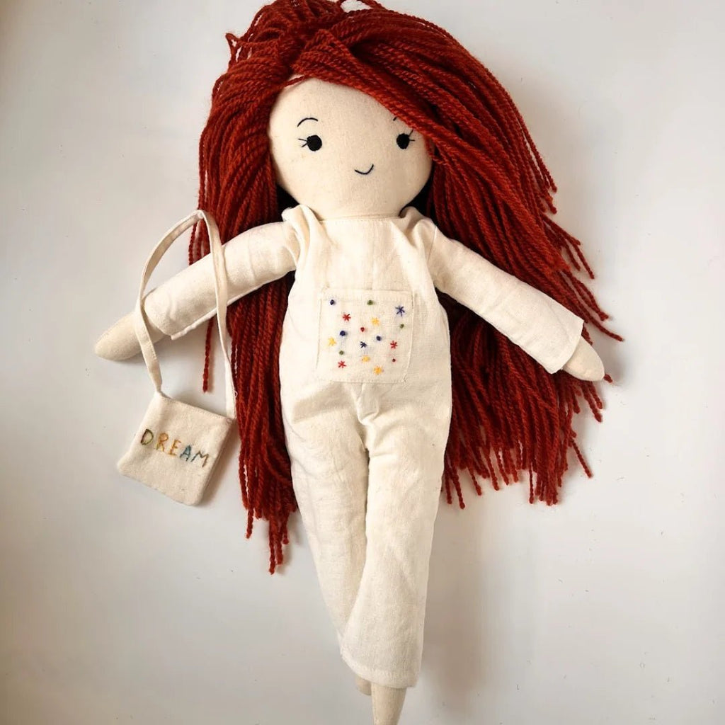 Naira – Handmade Cloth Doll for Kids | Soft & Eco - Friendly - Tortoyse DOLLS
