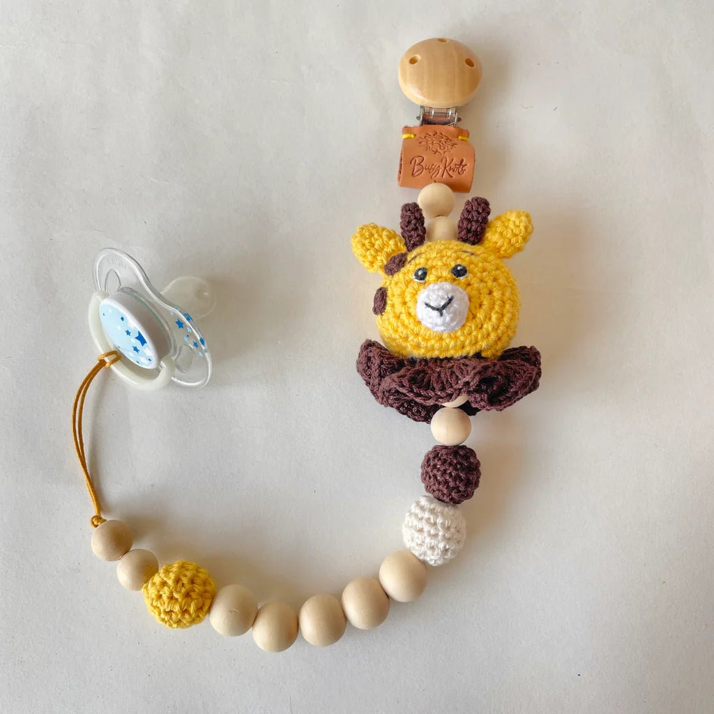 PACIFIER CLIP - Tortoyse PACIFIER CLIPS