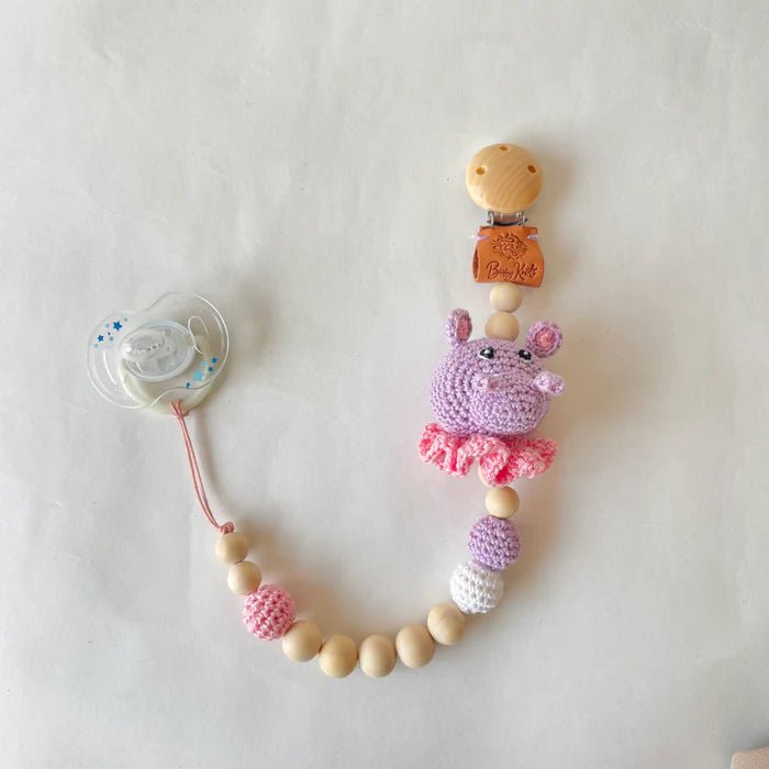 PACIFIER CLIP - Tortoyse PACIFIER CLIPS