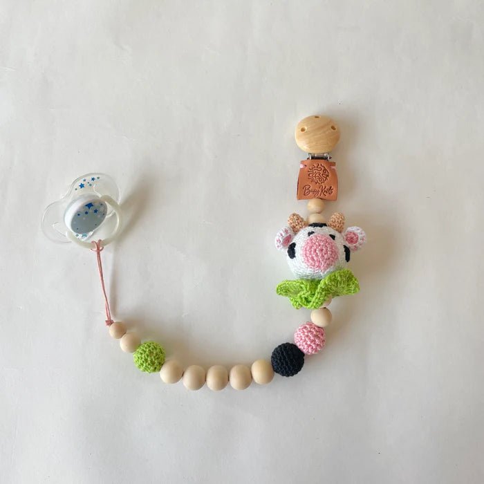 PACIFIER CLIP - Tortoyse PACIFIER CLIPS