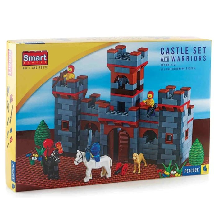 Peacock Smart Building Blocks Castle Set - 575 Pieces - Tortoyse Innovations LLP Educational Toys 08906029760128