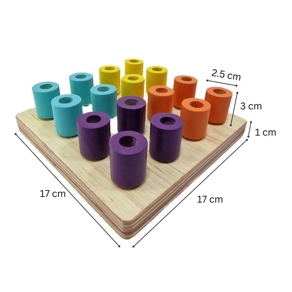 Peg and Stack Board - Tortoyse