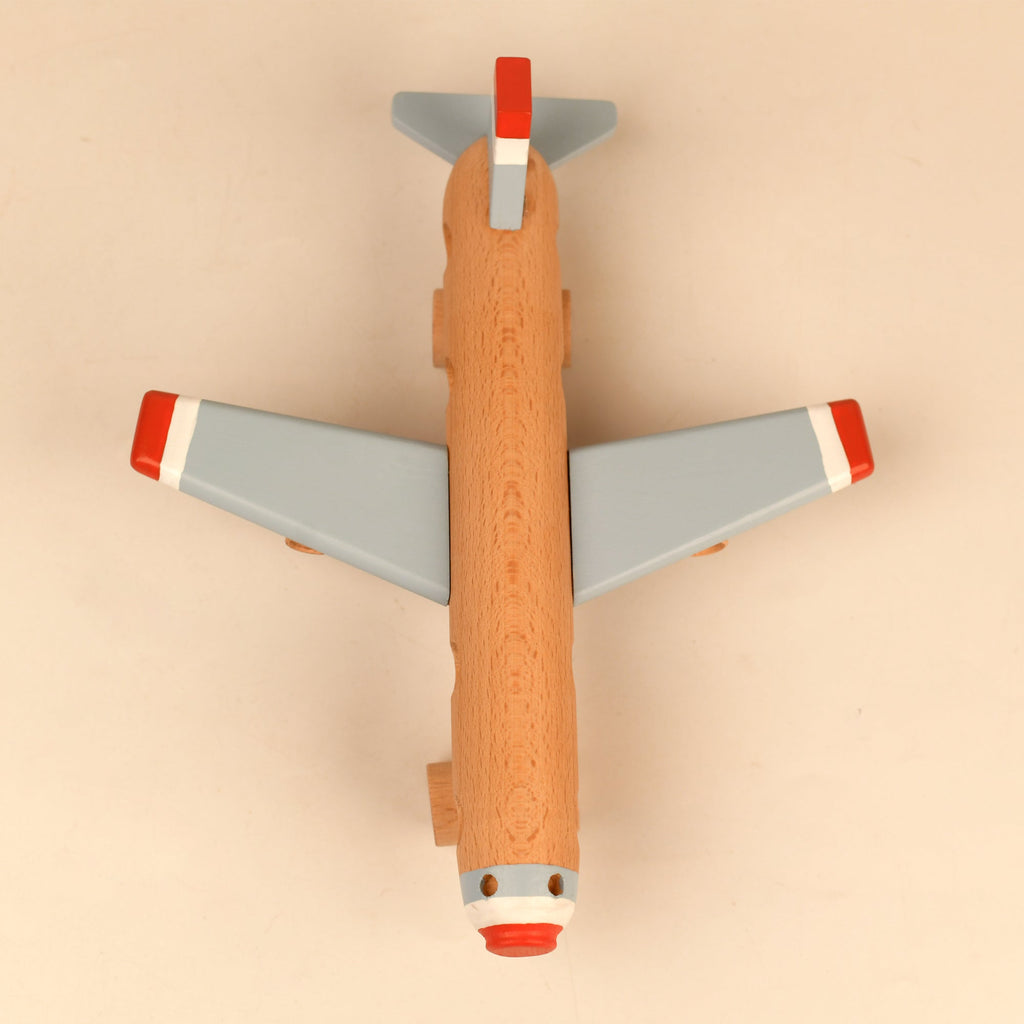 Playbox Aeroplane Wooden Toy - Tortoyse