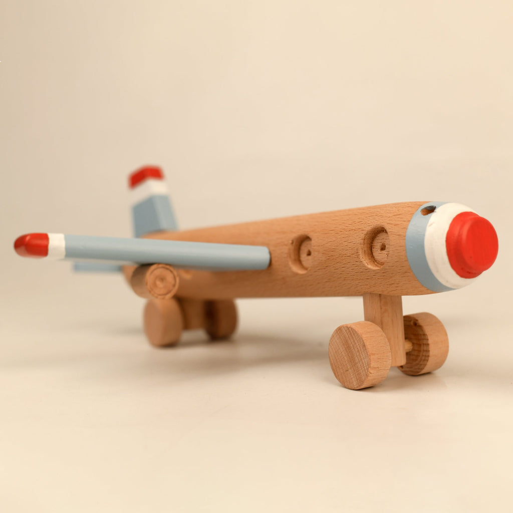 Playbox Aeroplane Wooden Toy - Tortoyse
