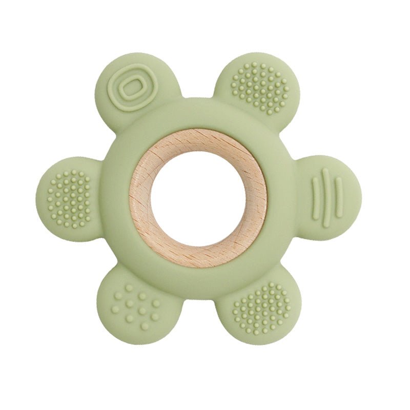 Playbox flower teether - Tortoyse