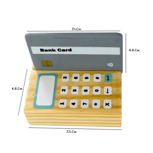 Playbox Funny Money – Cashier Wooden Toy - Tortoyse