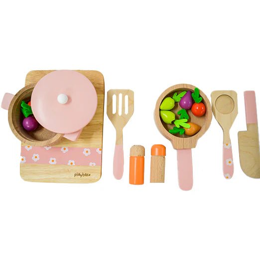 Playbox Grill & Chill Wooden Cooking Set - Tortoyse