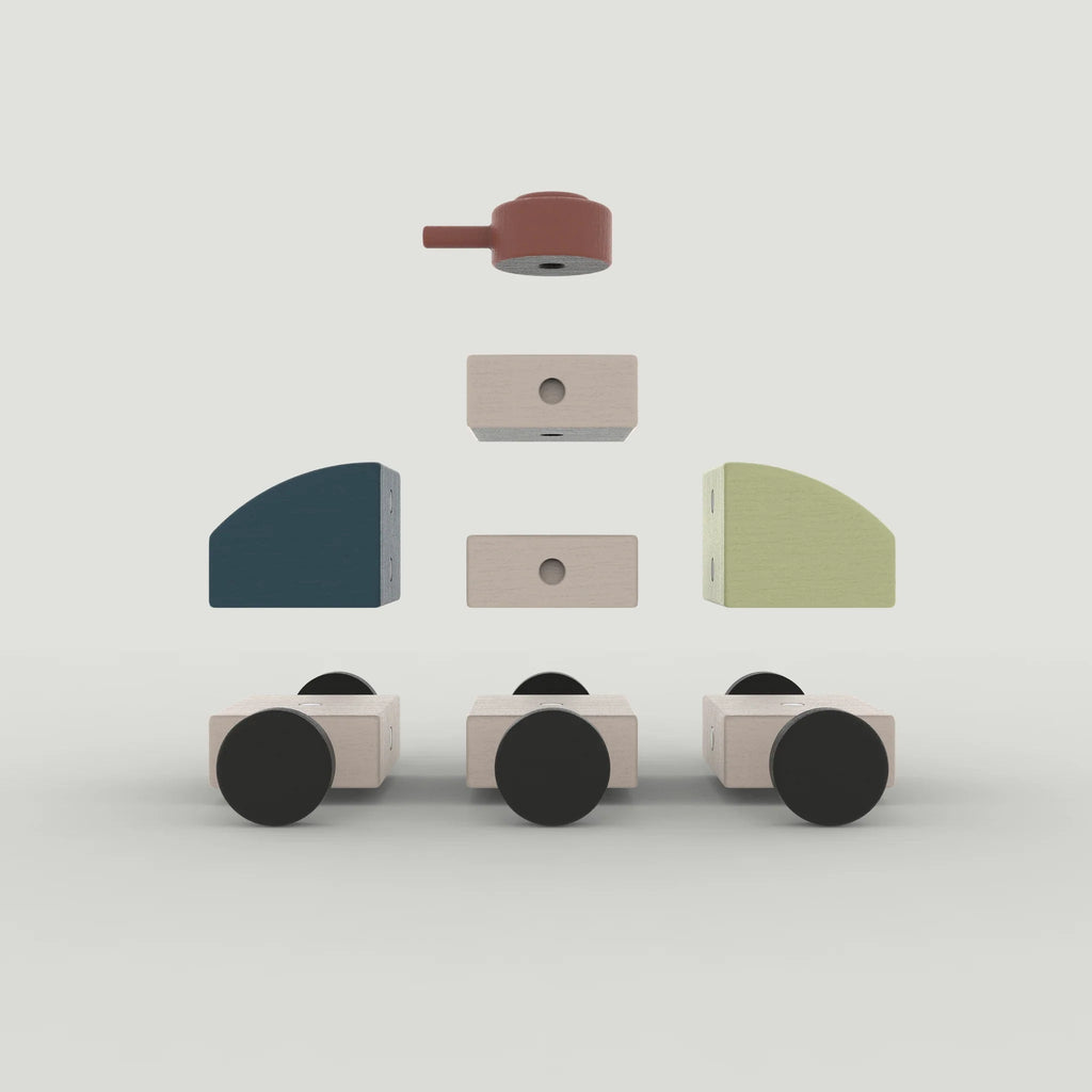 Playbox Modular Magnetic Wooden Toy - Tortoyse