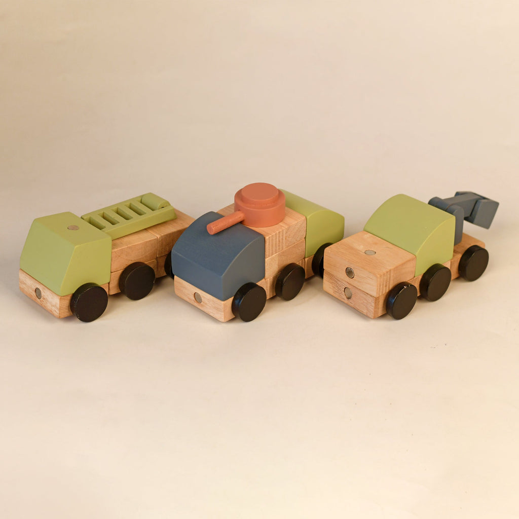 Playbox Modular Magnetic Wooden Toy - Tortoyse
